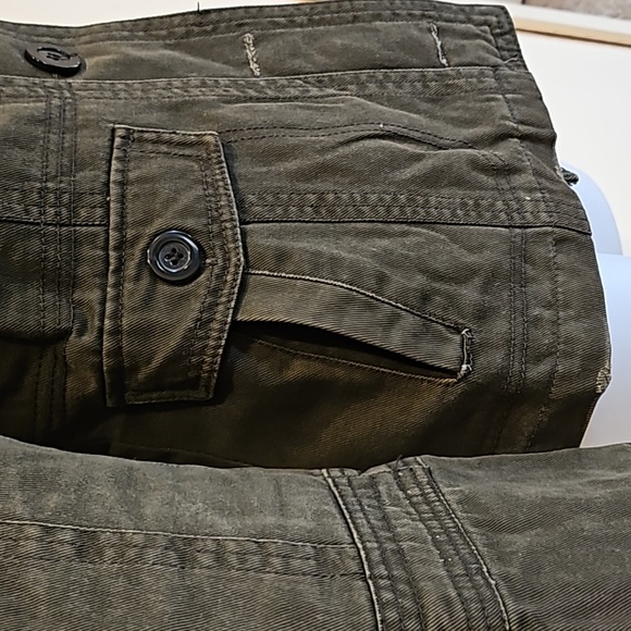 Converse One Star Women Button Military Utility Jacket XS Dark Olive Long Sleeve - Picture 3 of 13